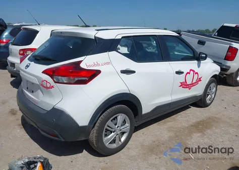2020 Nissan Kicks S Xtronic Cvt z USA, uszkodzony, nr VIN 3N1CP5BV2LL528809